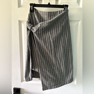 Free People striped midi skirt